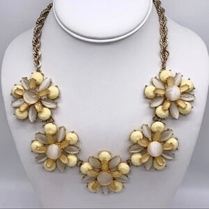 Banana Republic Yellow Flower Necklace